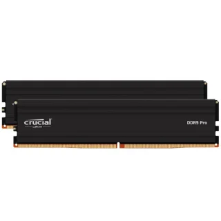 Crucial Pro 96 GB - 2 x 48GB, DDR5 288-pin DIMM, 5600MT/s, CL46, Black color