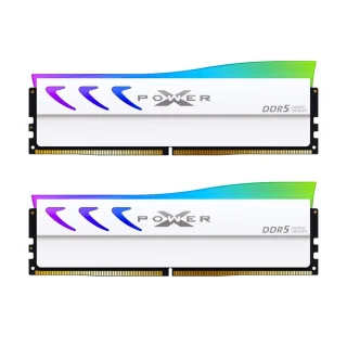 Silicon Power XPOWER Storm RGB 32 GB - 2 x 16GB, DDR5 288-pin DIMM, 6000MT/s, CL36, White color