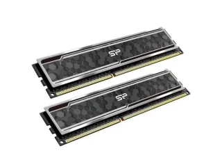 Silicon Power GAMING 16 GB - 2 x 8GB, DDR4 288-pin DIMM, 3600MT/s, CL18, Gray / Silver color