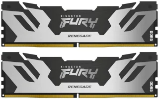 Kingston FURY Renegade 32 GB - 2 x 16GB, DDR5 288-pin DIMM, 6400MT/s, CL32, Silver / Black color