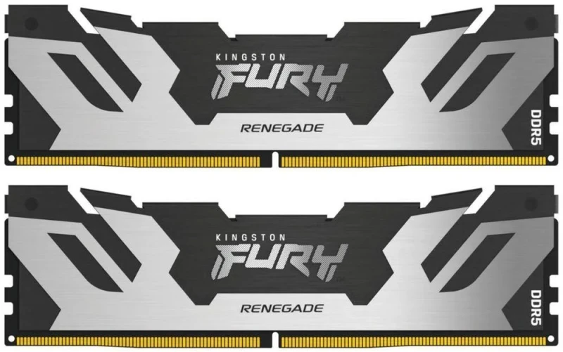 Kingston FURY Renegade 32 GB - 2 x 16GB, DDR5 288-pin DIMM, 6400MT/s, CL32, Silver / Black color - Featured Image
