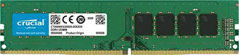 Crucial CT8G4DFS8213 8 GB - 1 x 8GB, DDR4 288-pin DIMM, 2133MT/s, CL15, Black / Green color - Featured Image