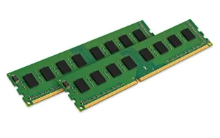 Kingston ValueRAM 16 GB - 2 x 8GB, DDR4 288-pin DIMM, 2133MT/s, CL15, Black / Green color