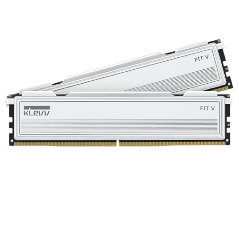 Klevv FIT V 32 GB - 2 x 16GB, DDR5 288-pin DIMM, 5600MT/s, CL30, White color - Featured Image