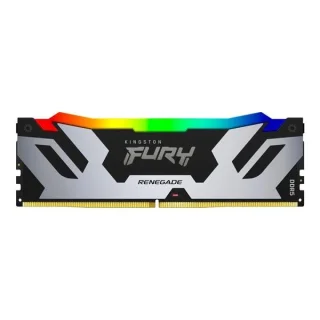 Kingston Fury Renegade RGB 16 GB - 1 x 16GB, DDR5 288-pin DIMM, 7200MT/s, CL38, Silver / Black color