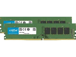 Crucial CT2K16G4DFD832A 32 GB - 2 x 16GB, DDR4 288-pin DIMM, 3200MT/s, CL22, Green / Black color