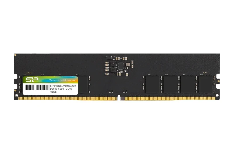 Silicon Power SP016GBLVU560F02 16 GB - 1 x 16GB, DDR5 288-pin DIMM, 5600MT/s, CL46, Black color - Featured Image