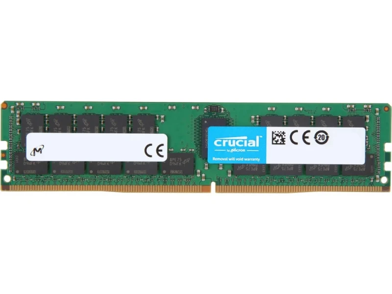 Crucial CT32G4RFD4293 32 GB - 1 x 32GB, DDR4 288-pin DIMM, 2933MT/s, CL21, Green / Black color - Featured Image