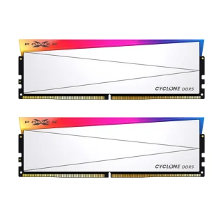 Silicon Power XPOWER Cyclone RGB 48 GB - 2 x 24GB, DDR5 288-pin DIMM, 7200MT/s, CL36, White color