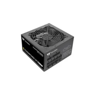 Thermaltake Toughpower GT 750W 80 PLUS Gold Fully Modular ATX 3.1 Power Supply – 750 W Single +12 V Rail, PCIe Gen 5.1 Native 12 V-2x6 & 6 +2 Pin Connectors, Smart Zero 120 mm Hydraulic Bearing Fan, Low-Profile Cables for Gaming & High-Performance PCs, Black PSU