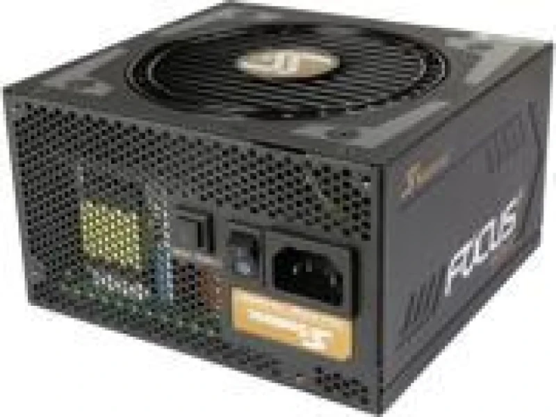 Seasonic FOCUS Plus 750 Gold (SSR-750FX) 750W Fully Modular ATX PSU – 80 PLUS Gold Efficiency, Compact 140 mm Length, Hybrid Silent Fan Control, Flat Modular Cables, 4x PCI-E & 8x SATA Connectors for Gaming & Workstation Builds, Black High-Efficiency Power Supply - Featured Image