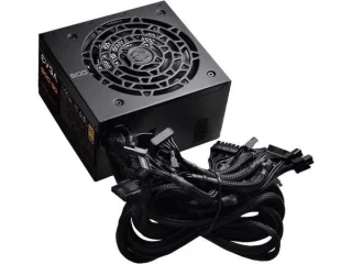 EVGA 500 GD 500W 80+ Gold Non-Modular ATX PSU – 80 PLUS Gold Efficiency, Single +12 V Rail, 120 mm Quiet Fan, Integrated Cables with 6x SATA & 2x PCIe Connectors, Compact Black Power Supply for Budget Gaming & Desktop Builds