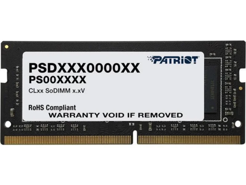 Patriot Signature Line 16 GB - 1 x 16GB, DDR4 288-pin DIMM, 3200MT/s, CL22, Black color - Featured Image