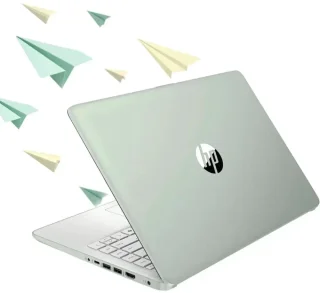 HP 14" HD Student Business Laptop – Intel Quad-Core N150 (up to 3.6 GHz), 8 GB DDR4 RAM, 384 GB Storage (128 GB UFS + 256 GB SD Card), 14″ HD (1366x768) LED Display, Intel UHD Graphics, HDMI, USB-C & USB-A Ports, Wi-Fi 6, Bluetooth 5.x, Webcam, Fast Charge, Windows 11 S with Office 365, Willow Green – Slim & Portable