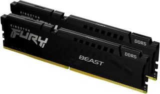 Kingston FURY Beast 128 GB - 2 x 64GB, DDR5 288-pin DIMM, 5600MT/s, CL40, Black color