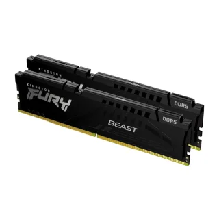Kingston FURY Beast 32 GB - 2 x 16GB, DDR5 288-pin DIMM, 6000MT/s, CL40, Black color