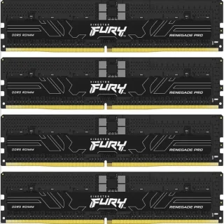Kingston FURY Renegade Pro 128 GB - 4 x 32GB, DDR5 288-pin DIMM, 6000MT/s, CL32, Black color