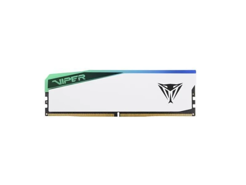 Patriot Viper Elite 5 RGB 16 GB - 1 x 16GB, DDR5 288-pin DIMM, 5600MT/s, CL38, White color - Featured Image