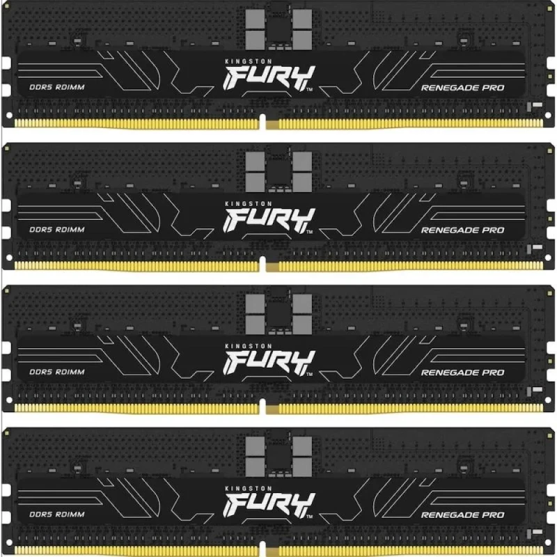 Kingston FURY Renegade Pro 128 GB - 4 x 32GB, DDR5 288-pin DIMM, 6000MT/s, CL32, Black color - Featured Image