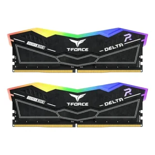 TEAMGROUP T-Force Delta RGB 64 GB - 2 x 32GB, DDR5 288-pin DIMM, 6000MT/s, CL38, Black color
