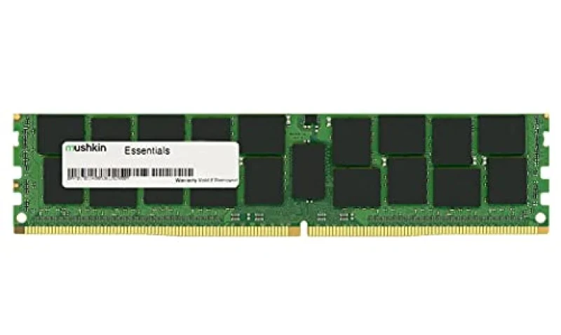 Mushkin Essentials 4 GB - 1 x 4GB, DDR4 288-pin DIMM, 2133MT/s, CL15, Black / Green color - Featured Image