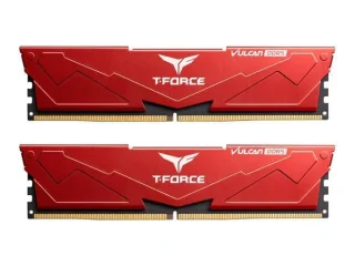 TEAMGROUP T-Force Vulcan 32 GB - 2 x 16GB, DDR5 288-pin DIMM, 5200MT/s, CL40, Red color