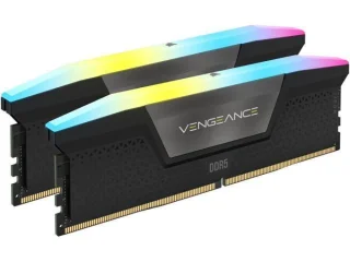 Corsair Vengeance RGB 32 GB - 2 x 16GB, DDR5 288-pin DIMM, 7000MT/s, CL40, Black / Silver color