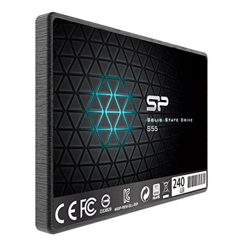 Silicon Power Slim S55 - 240 GB SSD, SATA 6.0 Gb/s, 2.5" - Featured Image