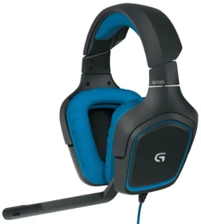 Logitech G430 - Gaming headset, Microphone, 20Hz-20kHz, Black / Blue Color