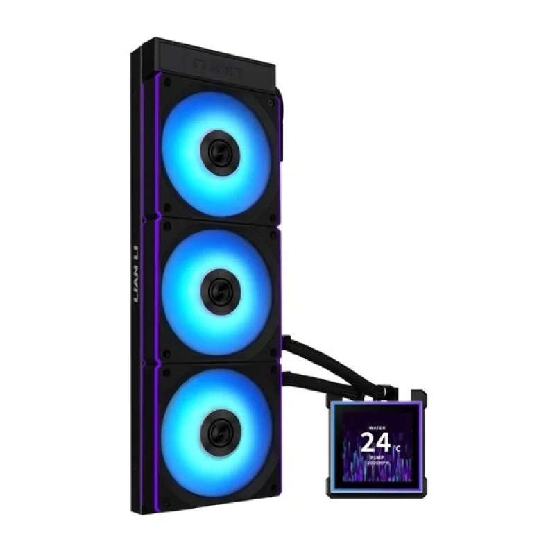Lian Li Hydroshift II LCD-S 360 CL - 200 - 2100 RPM, 30 dB, Black color, AIO Watercooler, 360mm radiator - Featured Image