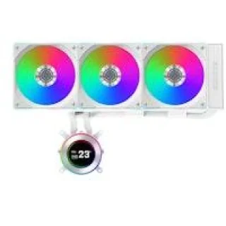 Lian Li Hydroshift II LCD-C CL - 200 - 2600 RPM, 31 dB, White color, AIO Watercooler, 360mm radiator