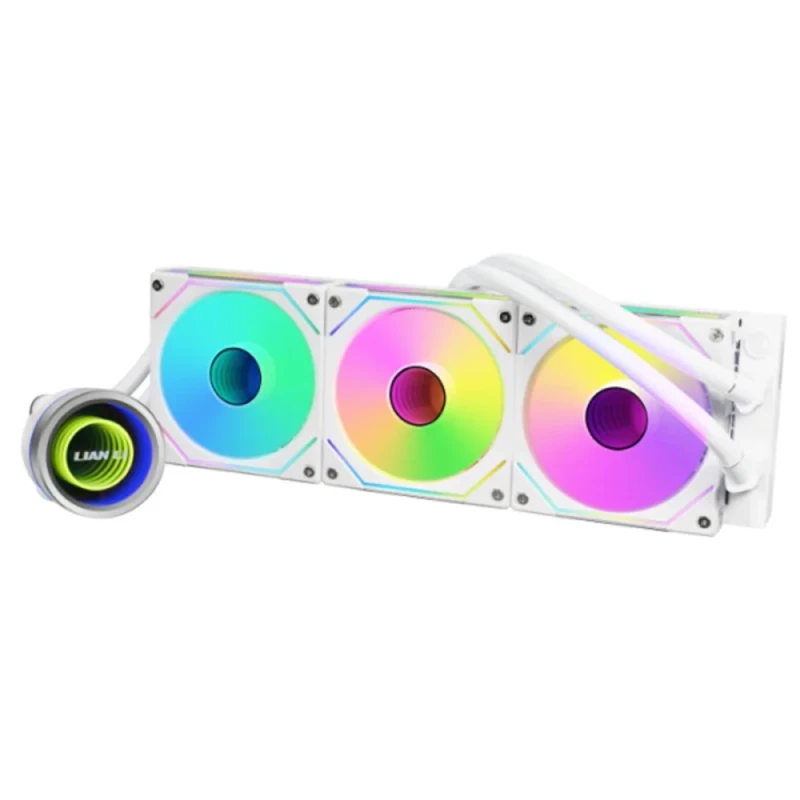 Lian Li Galahad II Trinity - 2450 RPM, 35.4 dB, White color, AIO Watercooler, 360mm radiator - Featured Image