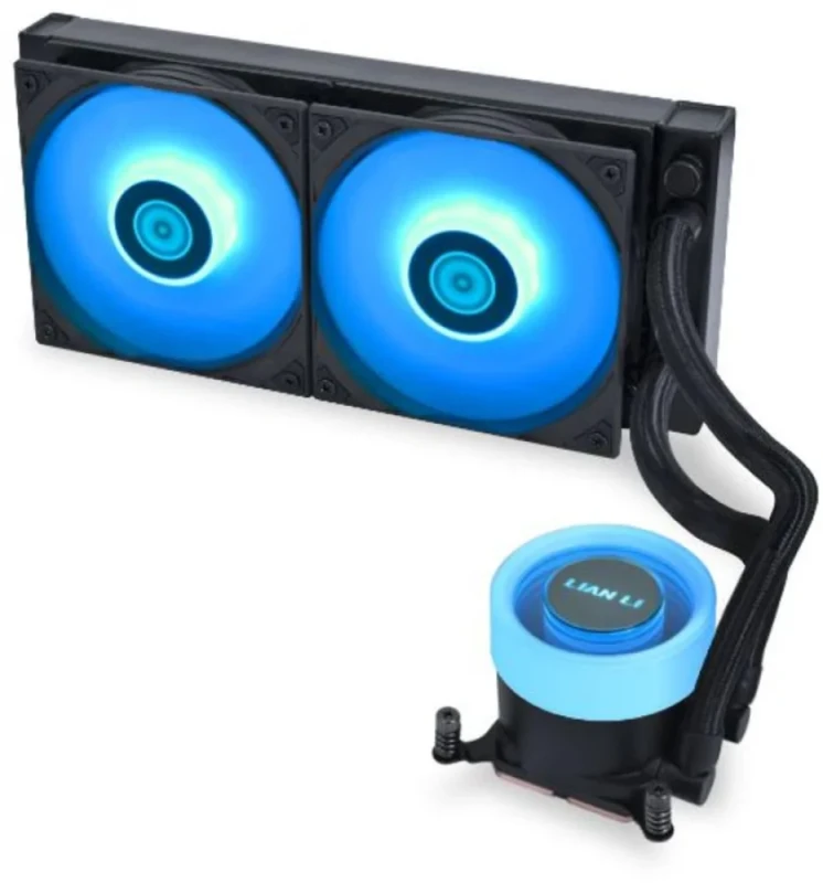 Lian Li Galahad II Lite RGB - 300 - 2500 RPM, 34.8 dB, Black color, AIO Watercooler, 240mm radiator - Featured Image
