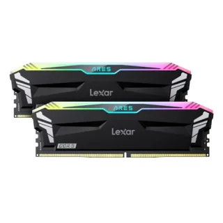 Lexar Ares RGB 32 GB - 2 x 16GB, DDR5 288-pin DIMM, 6400MT/s, CL32, Black / Silver color