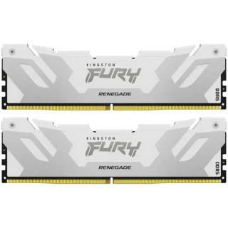 Kingston FURY Renegade 32 GB - 2 x 16GB, DDR5 288-pin DIMM, 6400MT/s, CL32, Silver / White color
