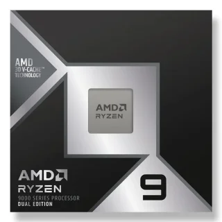 AMD Ryzen 9 9950X3D2 Dual Edition Desktop Processor - 16-Core 32-Thread, Zen 5 Architecture, Up to 5.6GHz Boost Clock, 208MB Total Cache, 200W TDP, AM5 Socket, PCIe 5.0, DDR5 Support, Unlocked, No Cooler Included