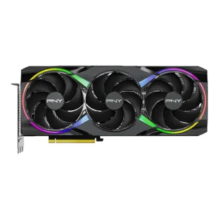 PNY GeForce RTX 5070 Ti 16GB Triple Fan Plus Graphics Card - 16GB GDDR7, 2452MHz Boost Clock, Triple Fan Cooling, 256-bit, PCIe 5.0 x16, NVIDIA Blackwell Architecture, DLSS 4, Ray Tracing, 3x DisplayPort 2.1b, HDMI 2.1b, 328mm Length, 3-Slot Design, Black