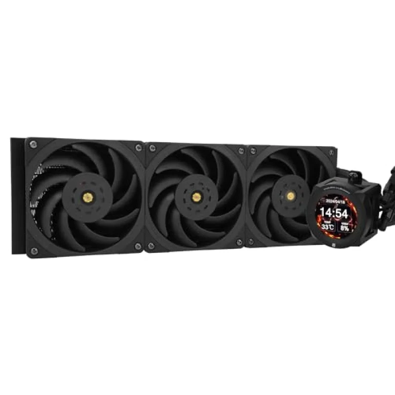 Thermalright Core Vision - 2000 RPM, 27.7 dB, Black color, AIO Watercooler, 360mm radiator - Featured Image