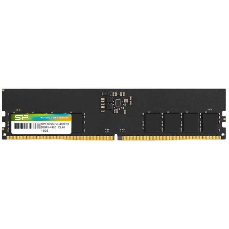 Silicon Power SP016GBLVU480F02 16 GB - 1 x 16GB, DDR5 288-pin DIMM, 4800MT/s, CL40 - Featured Image