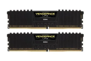 Corsair Vengeance LPX 8 GB - 2 x 4GB, DDR4 288-pin DIMM, 2400MT/s, CL16, Black / Yellow color