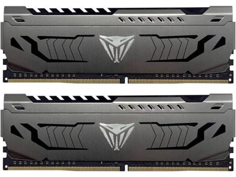 Patriot Viper Steel 8 GB - 2 x 4GB, DDR4 288-pin DIMM, 3200MT/s, CL16, Silver / Black color - Featured Image