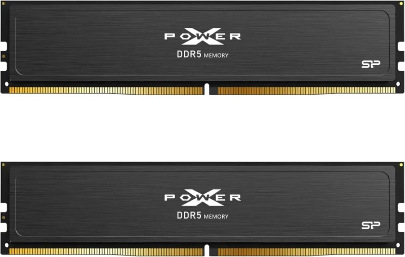 Silicon Power Value Gaming 64 GB - 2 x 32GB, DDR5 288-pin DIMM, 6000MT/s, CL38, Black color - Featured Image