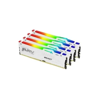 Kingston FURY 64 GB - 4 x 16GB, DDR5 288-pin DIMM, 5600MT/s, CL40, White color