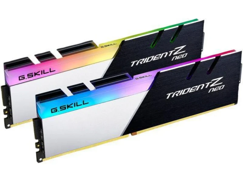G.Skill Trident Z Neo 64 GB - 2 x 32GB, DDR4 288-pin DIMM, 3200MT/s, CL16, Black / Silver color - Featured Image