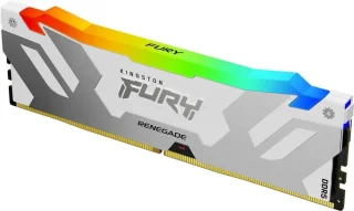 Kingston FURY Renegade 16 GB - 1 x 16GB, DDR5 288-pin DIMM, 6400MT/s, CL32, White / Silver color