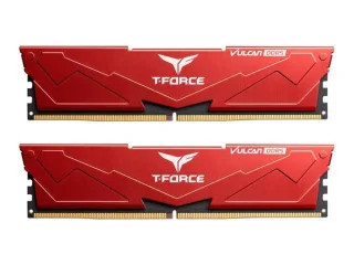 TEAMGROUP T-Force Vulcan 64 GB - 2 x 32GB, DDR5 288-pin DIMM, 6000MT/s, CL38, Red color