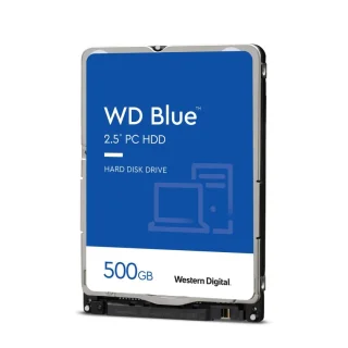 Western Digital Blue Mobile - 500 GB 5400 RPM, SATA 6.0 Gb/s, 2.5", 16 MB Cache memory