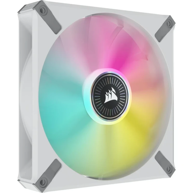 Corsair iCUE ML RGB ELITE Premium - 140mm PWM fan, 10 - 31.8 dB, 15 - 82.9 CFM Airflow, 400 - 1600 RPM, White Color - Featured Image