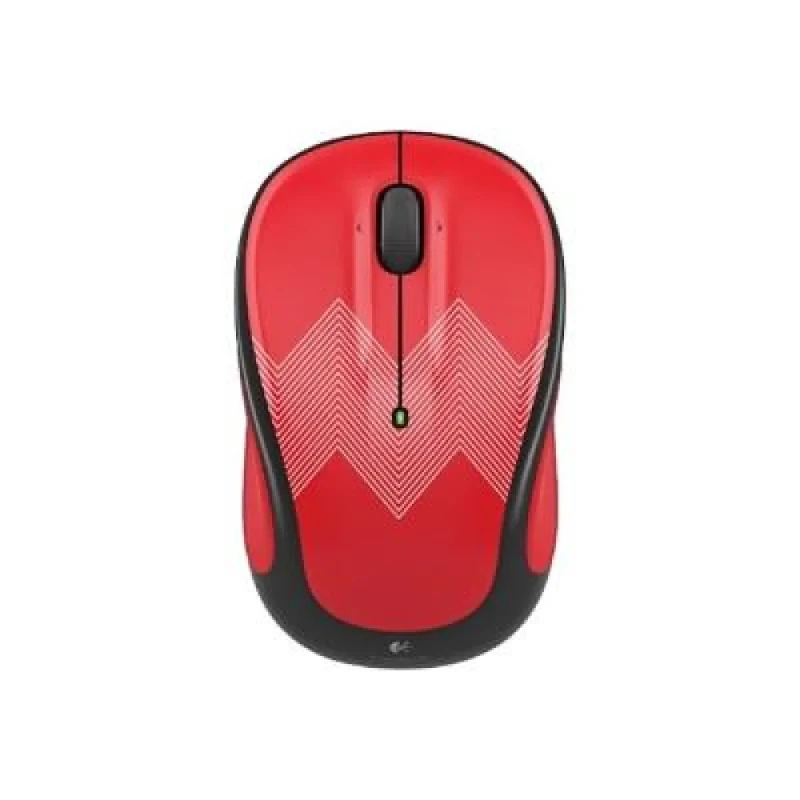 Logitech M325c Red Zigzag - Wireless Optical Mouse, Red color - Featured Image