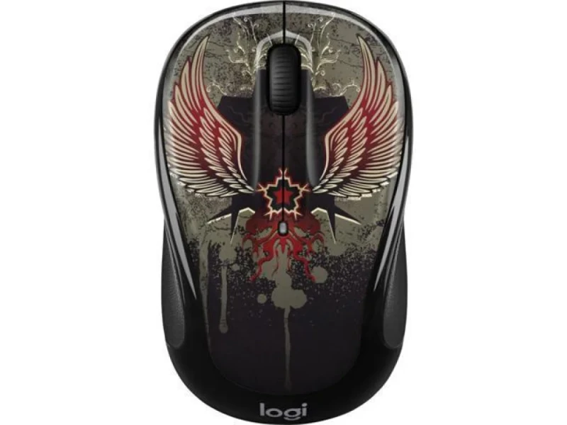 Logitech M325c Taboo - Wireless Optical Mouse, 1000 DPI, Black / Red color - Featured Image